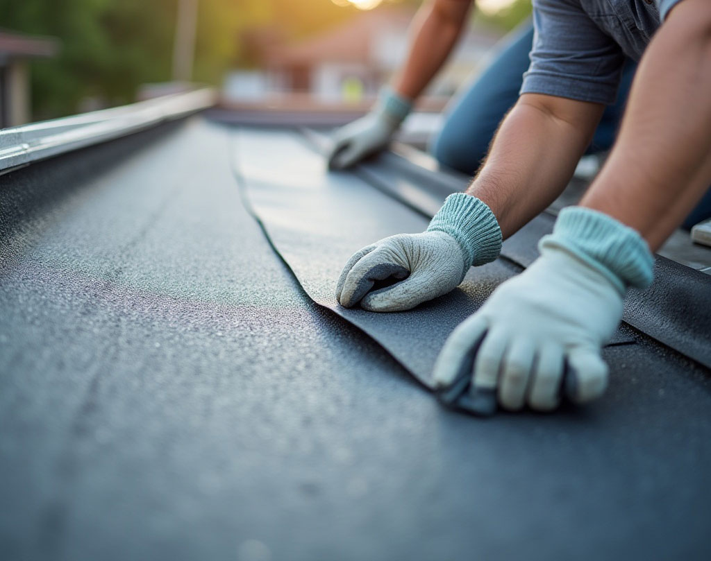 flat-roof-4 flat roofing instalation